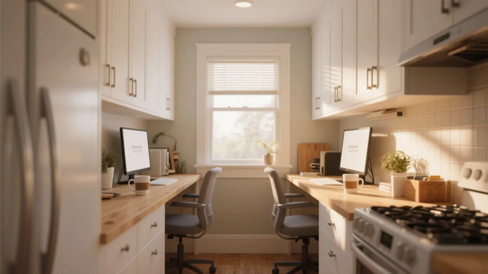 10. Kitchen Nook Office