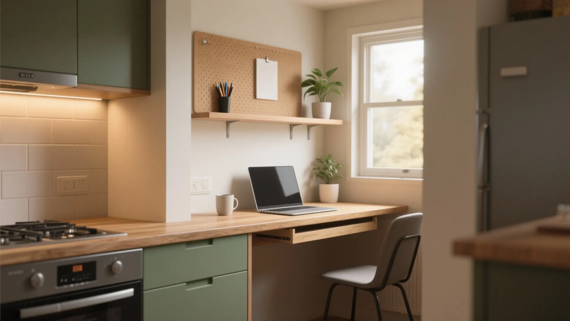 5 Small Kitchen Office Ideas to Maximize Space: Creative, practical small kitchen office ideas I’ve used to turn cramped nooks into productive spots