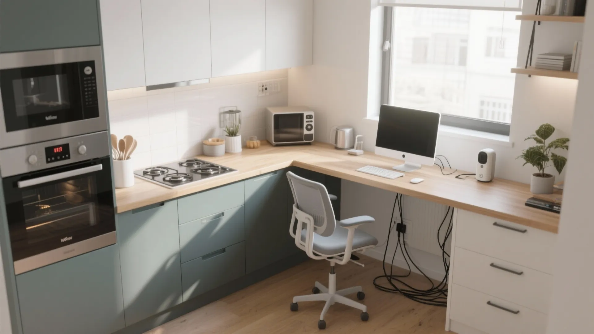 10. Kitchen Office Corner