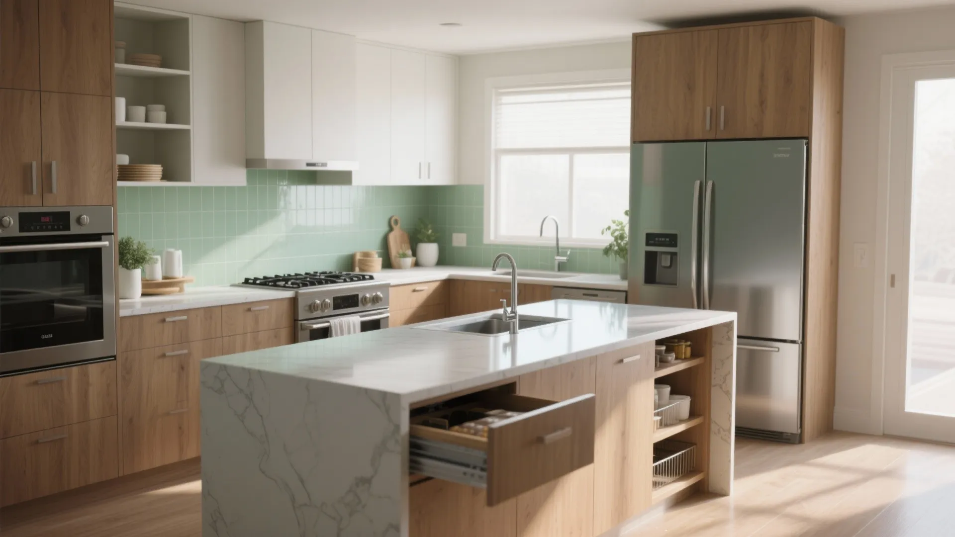 3. Open up the kitchen with flow-first tweaks