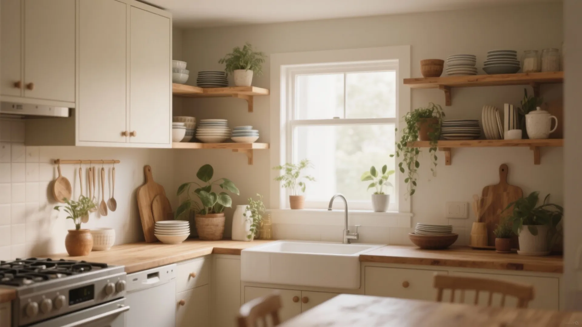 4. Install Open Shelving