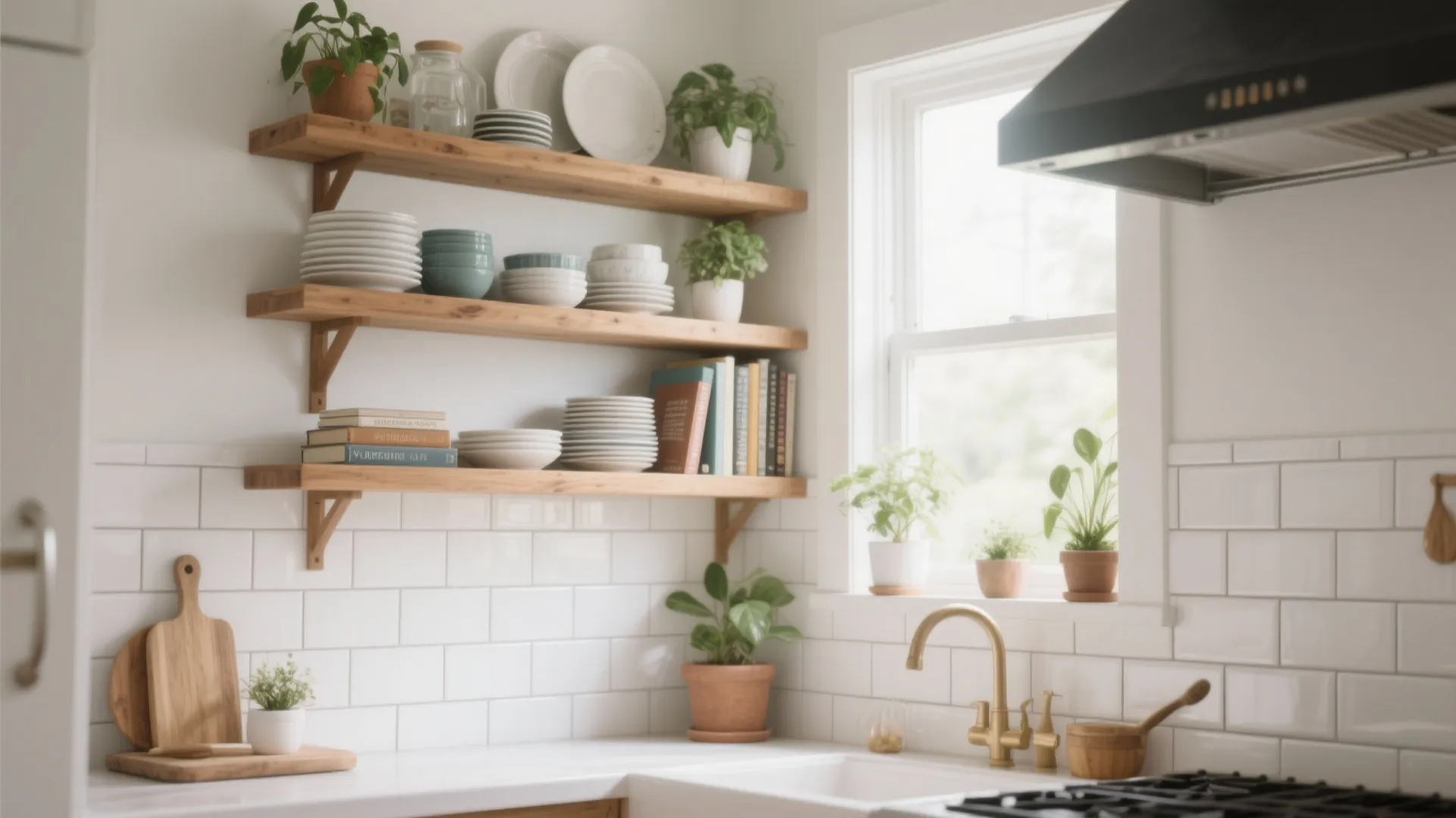 2. Add Open Shelving