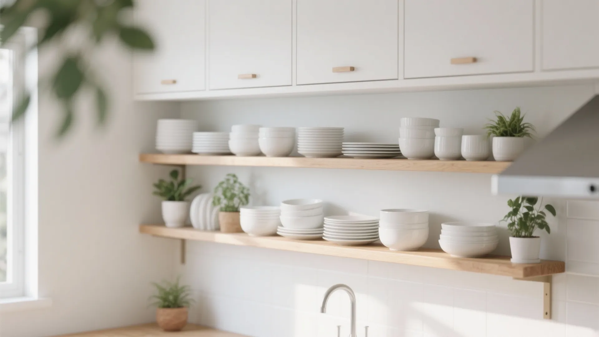 2. Add Open Shelving