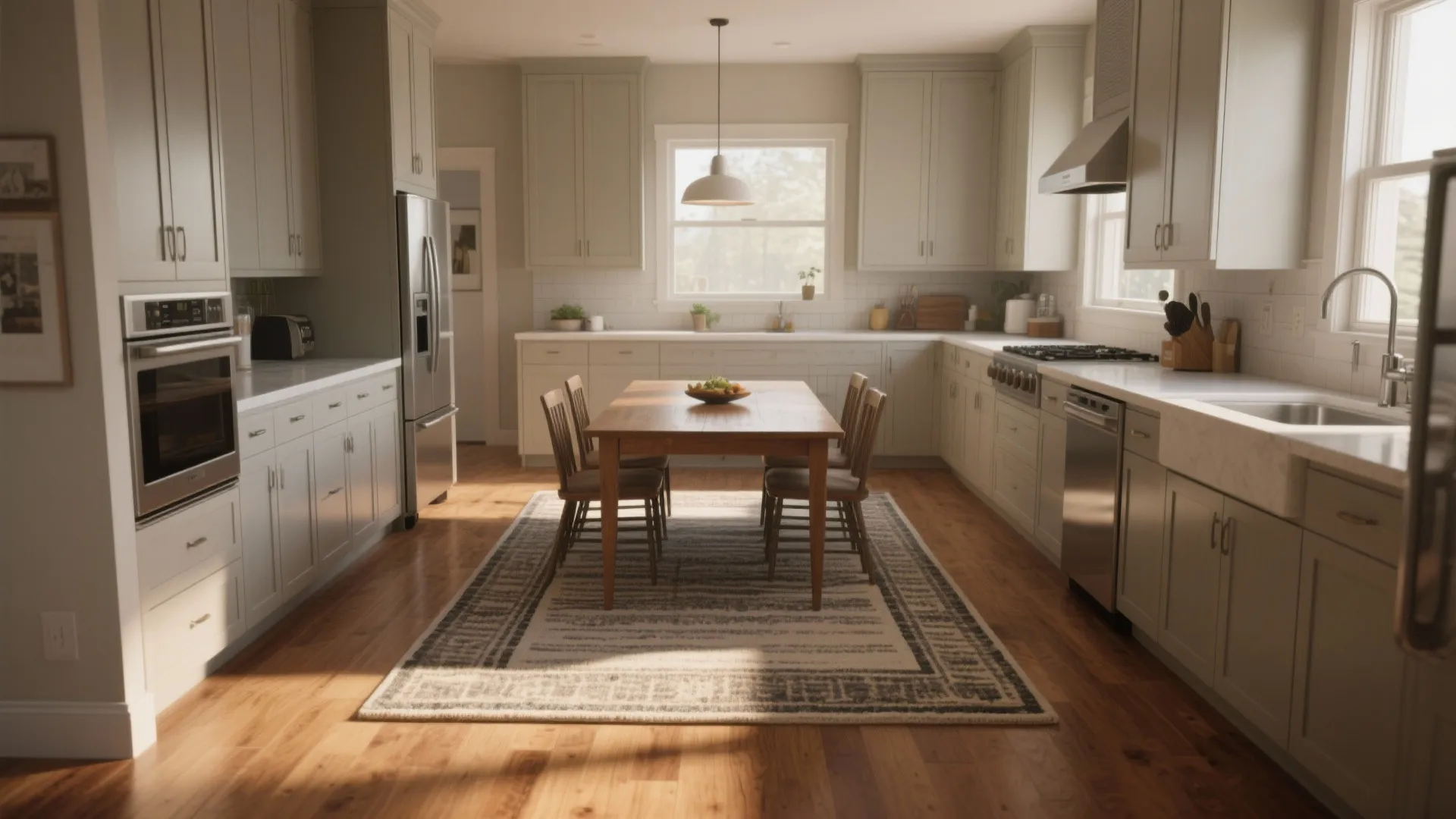 5. Pair with a coordinated kitchen zone