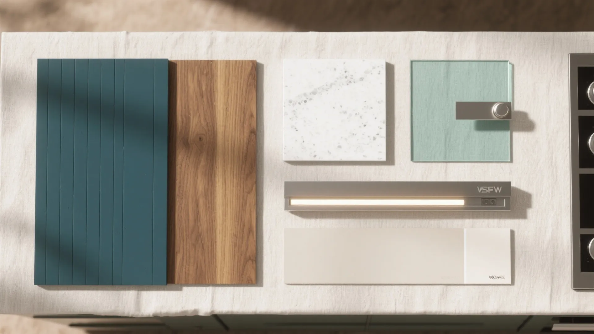 Warm wood accents that don’t overpower