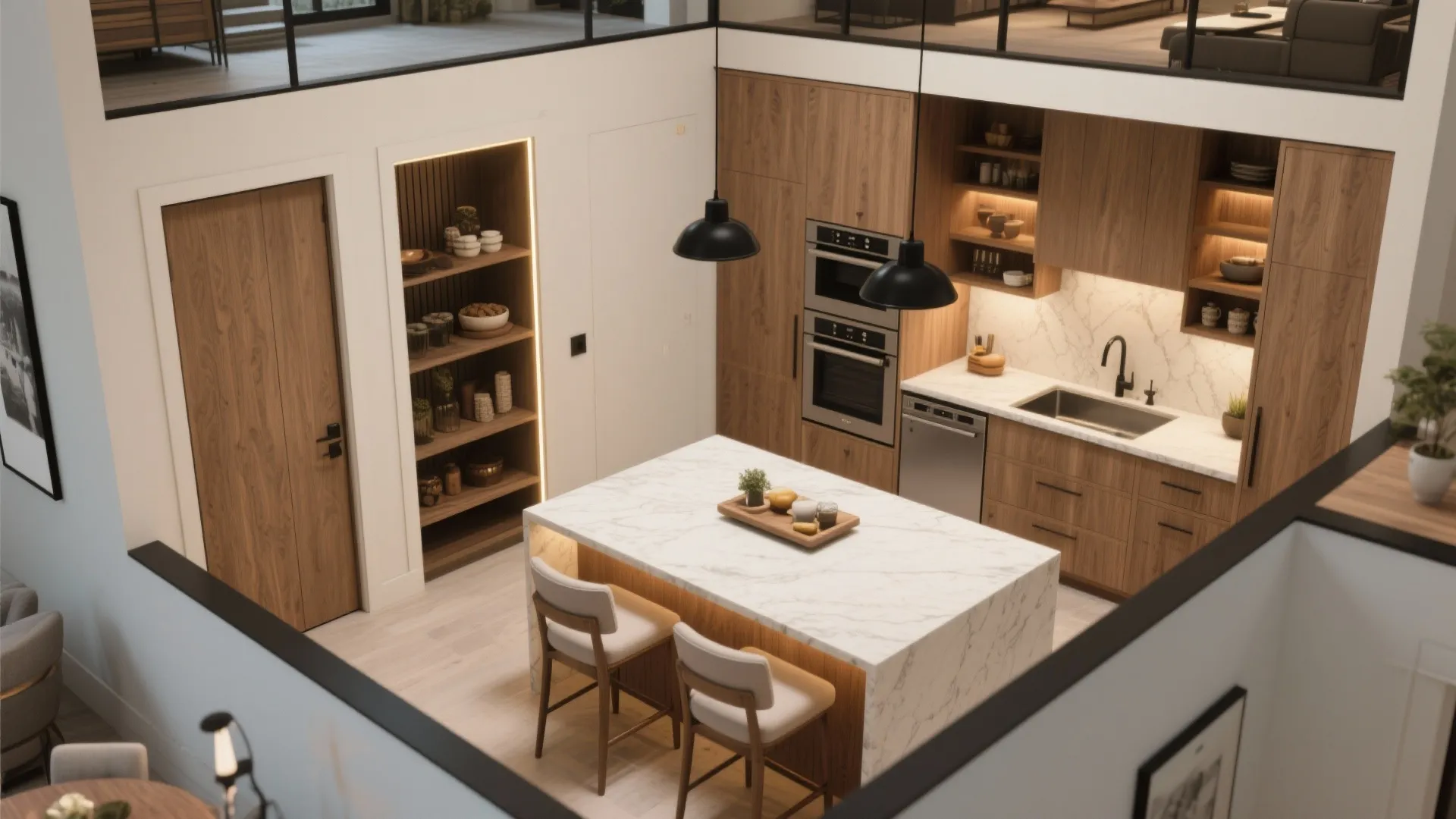 Chef’s Kitchen Meets Entertainer’s Pantry