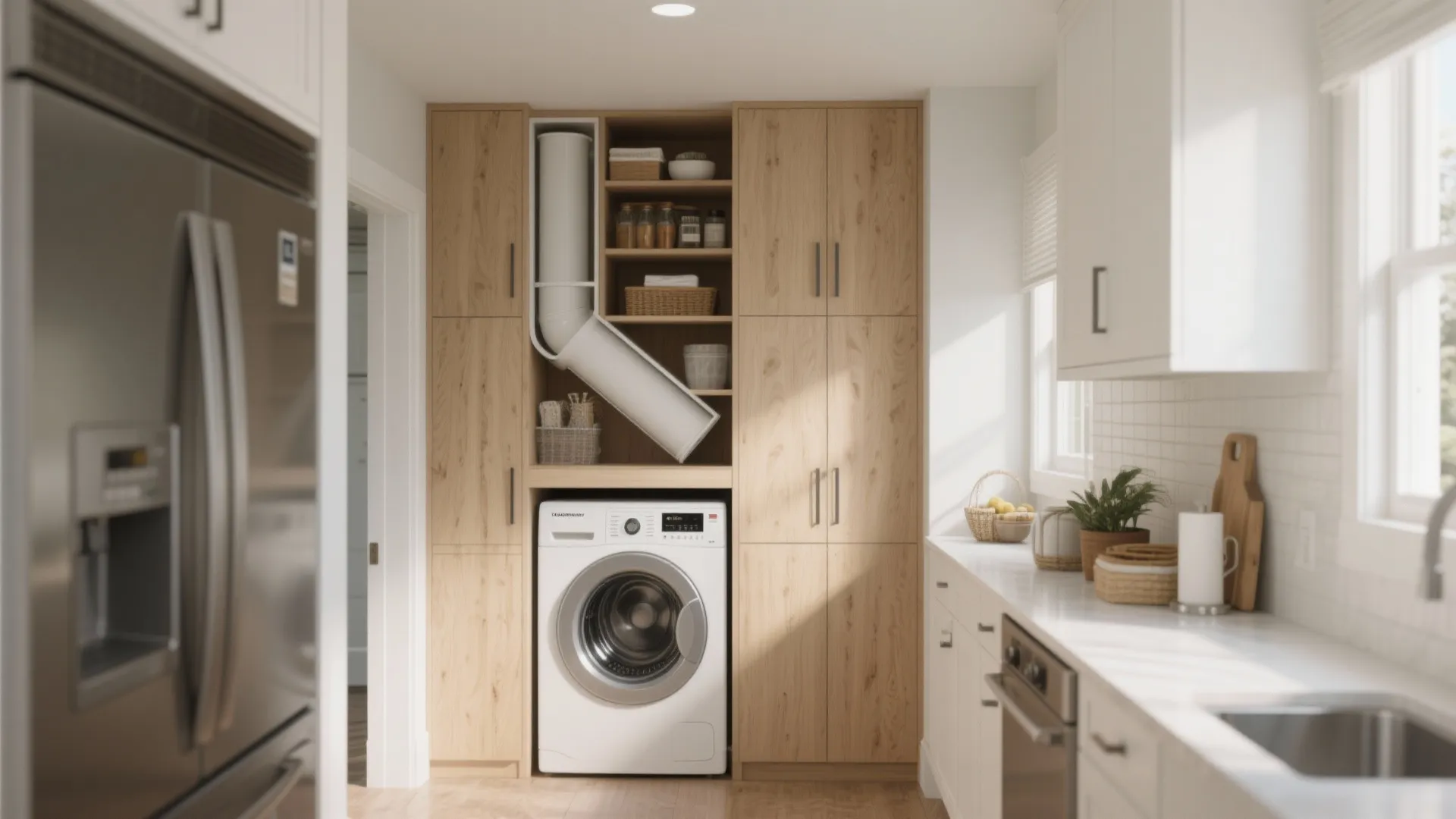 4. Kitchen-to-Laundry Shortcut