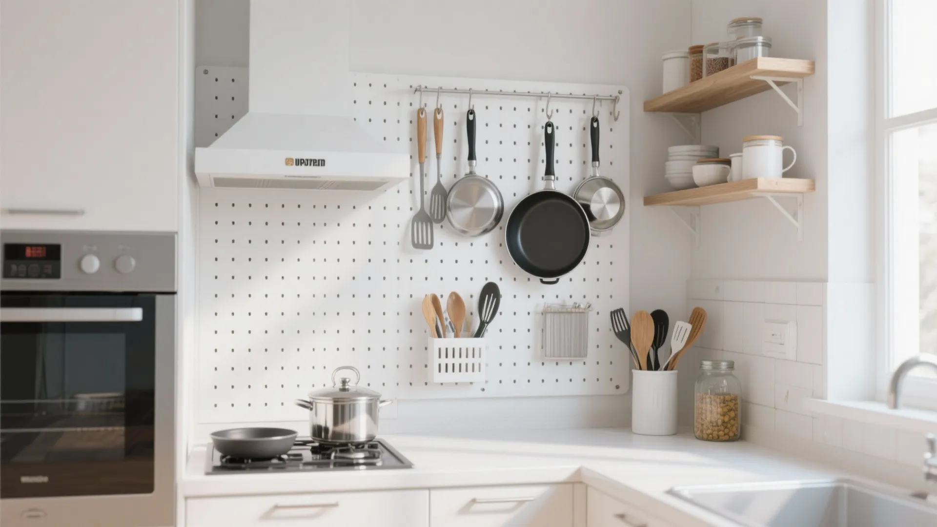 7. Pegboards for Ultimate Flexibility