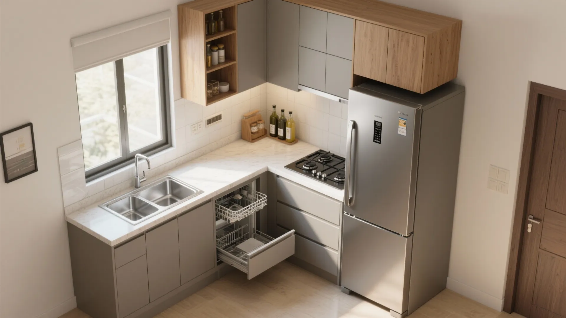 Smart Kitchen Planning for Compact 2 BHKs