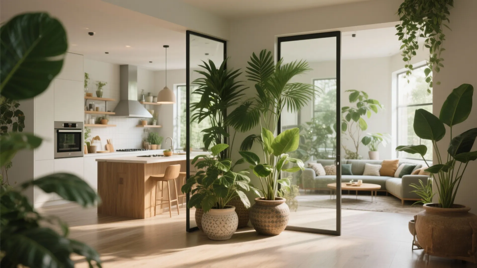 8. Indoor Plants as Dividers