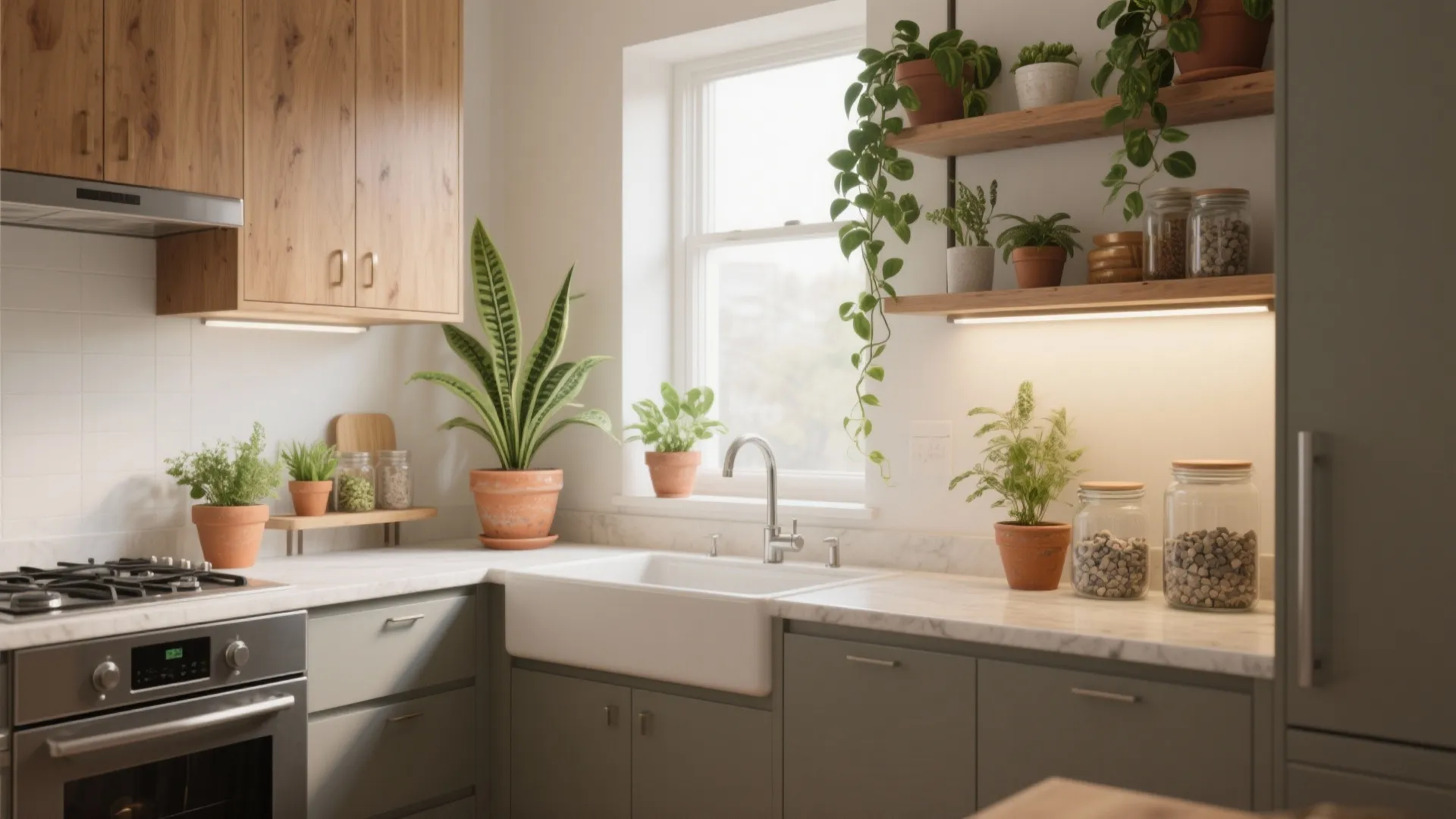 Best Small Plants for Kitchen Spaces: Freshen Up Your Home Instantly: 1 Minute to a Greener Kitchen: Top Compact Plant Picks and Care Tips