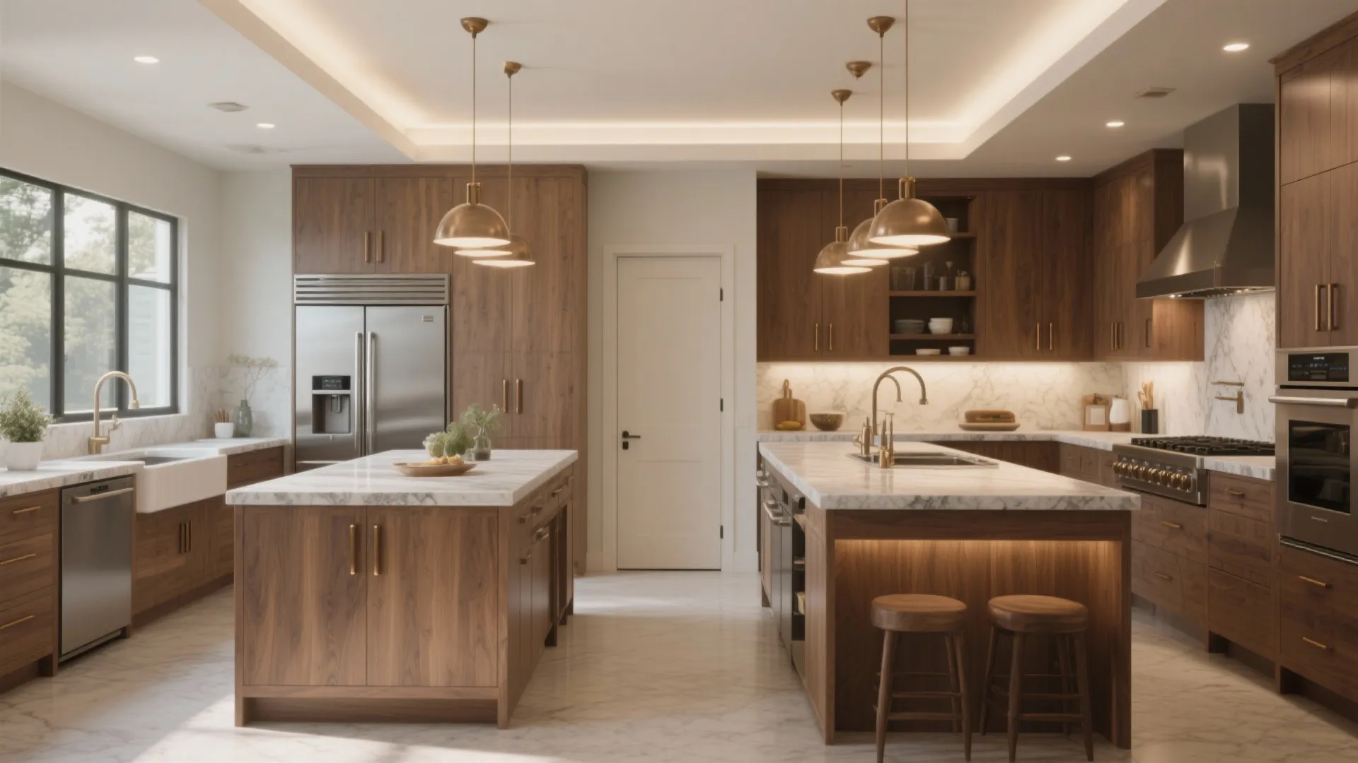 Chef’s kitchen plus a hidden scullery