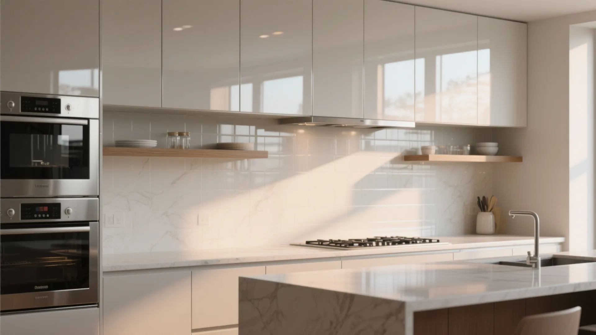 3. Choose semi-gloss for kitchens—strategically