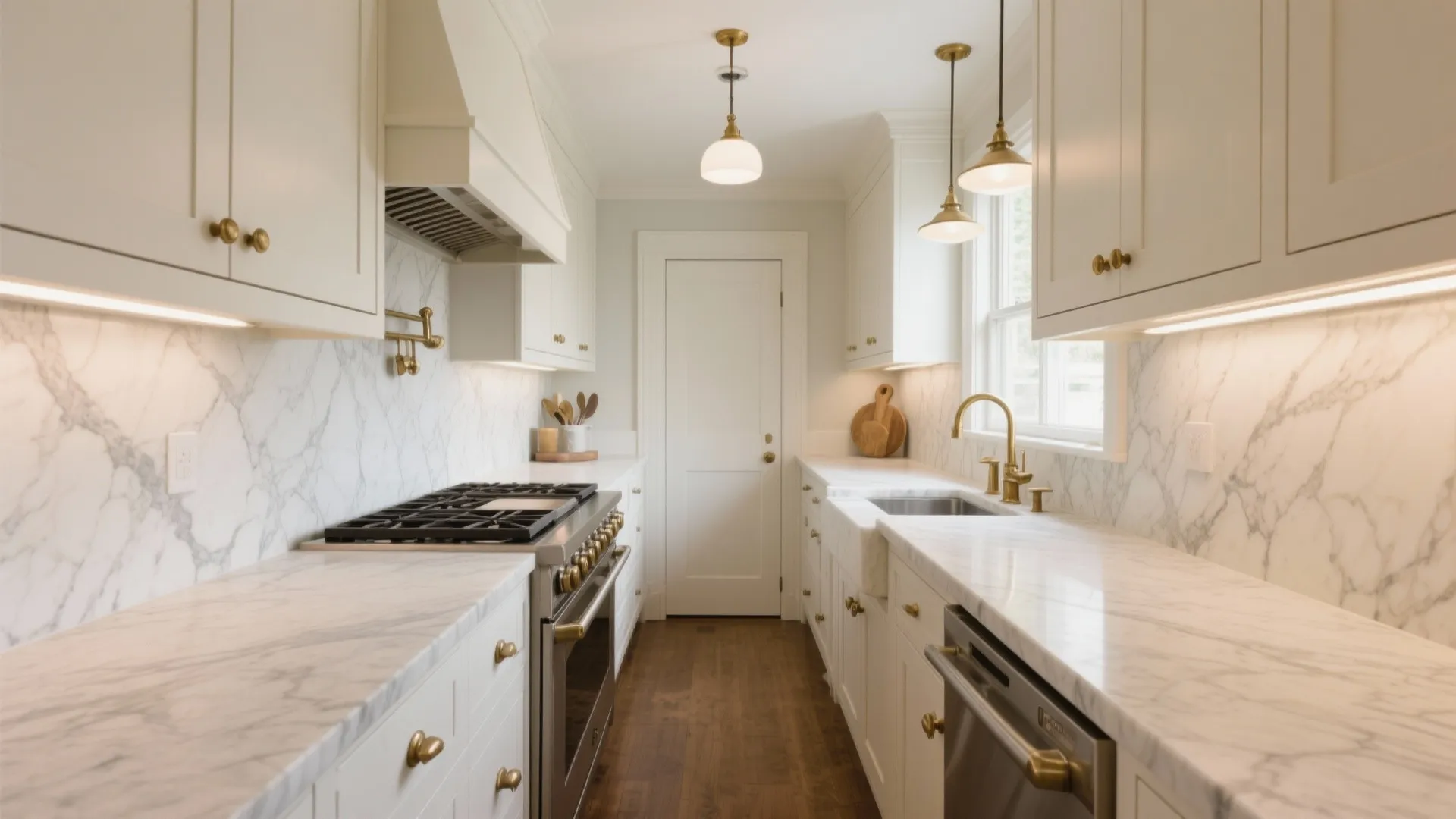 3) The Transitional Kitchen: Shaker Lines, Luxe Touches