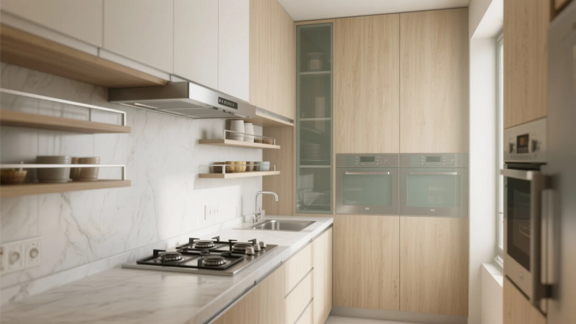 Minimalist Kitchen Storage That Breathes