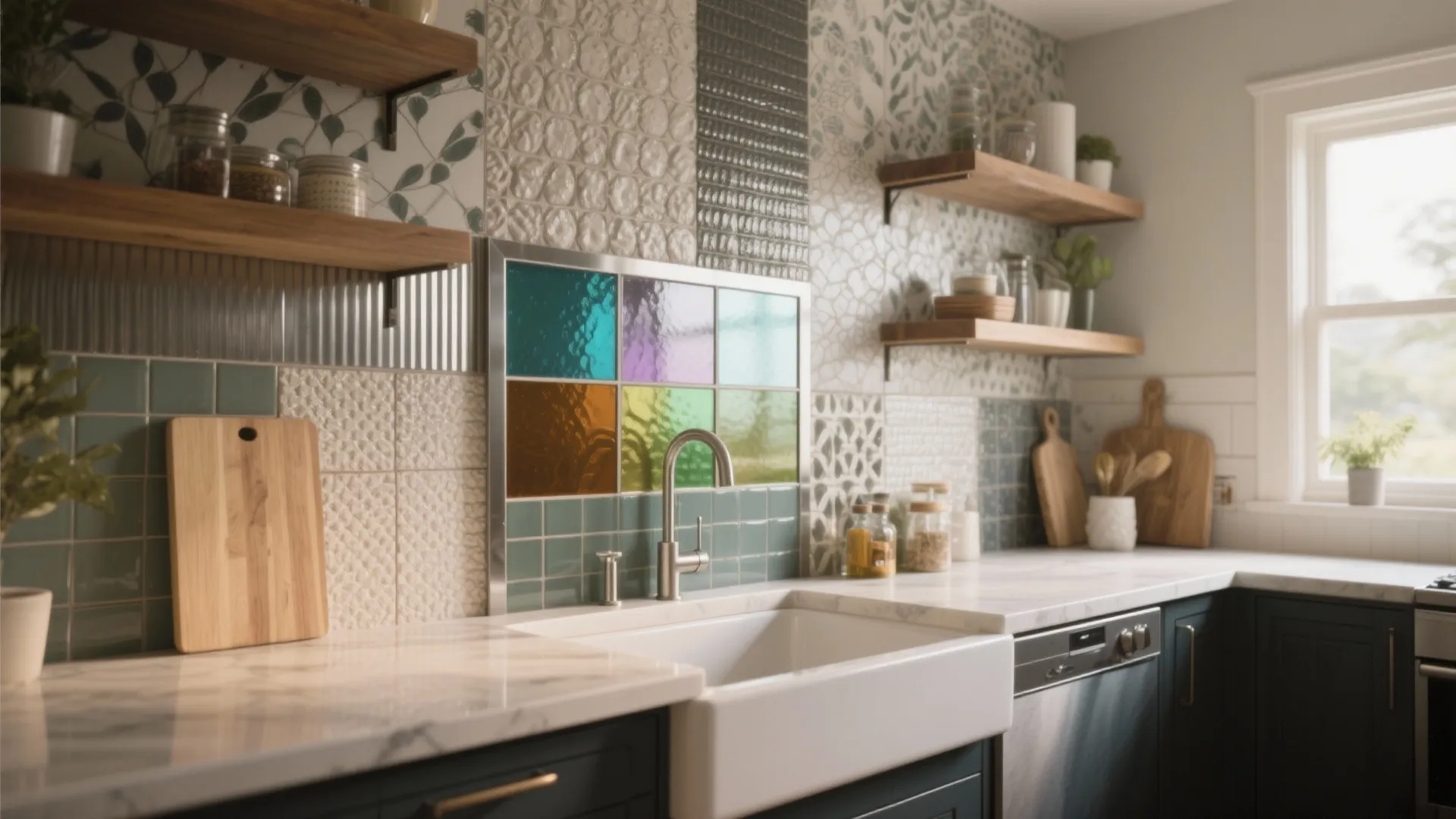 Creative Ideas for Wall Behind Kitchen Sink: Transform Your Kitchen Sink Area with Unique Designs