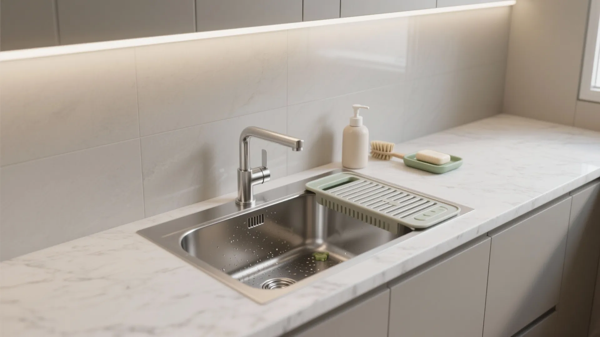 Kitchen Soap Dish Solutions: Elevate Your Sink Space Smartly: 1 Minute to Transform Messy Sinks with Kitchen Soap Dish Upgrades