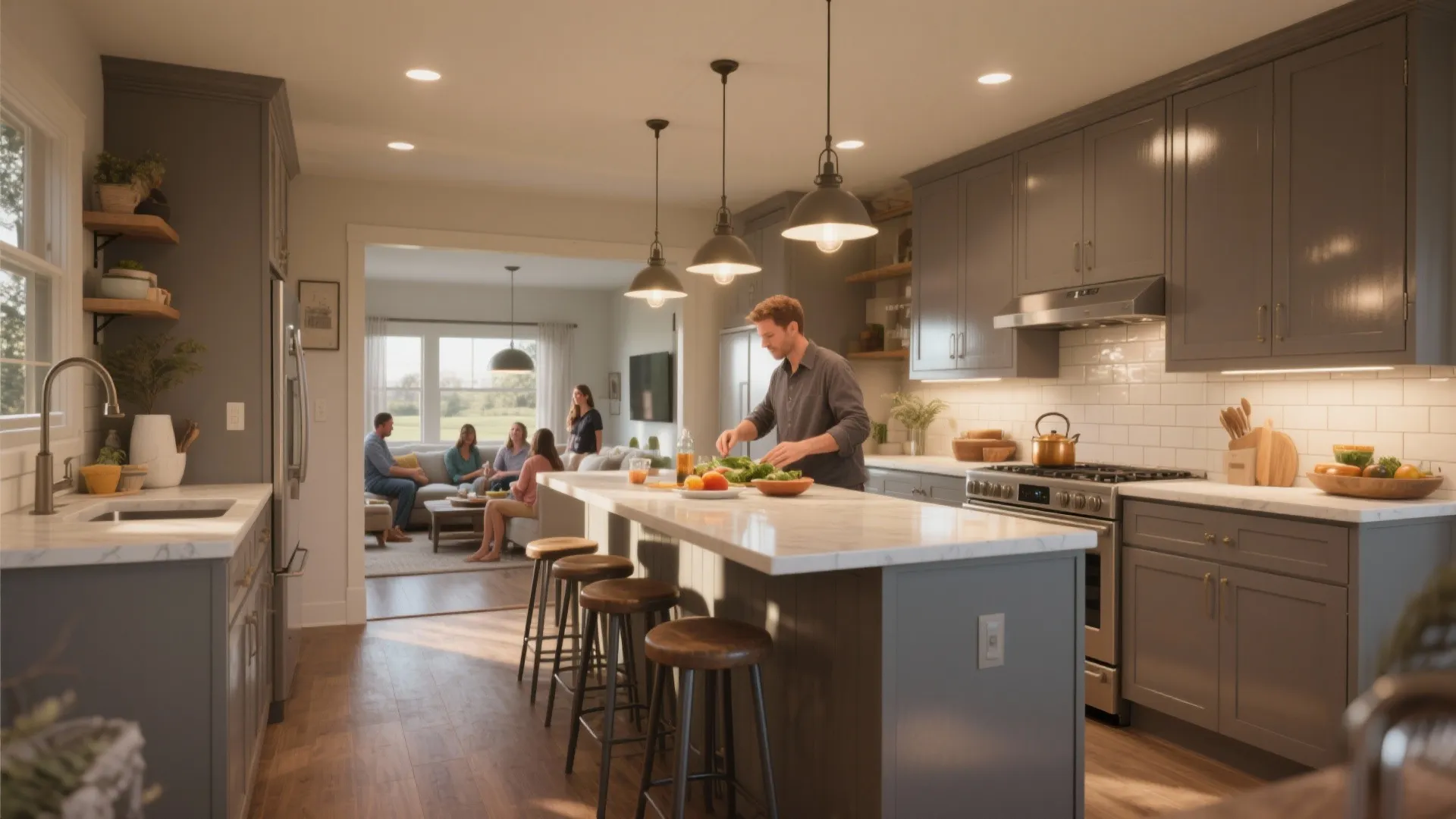 3. Reimagine the kitchen as a social hub