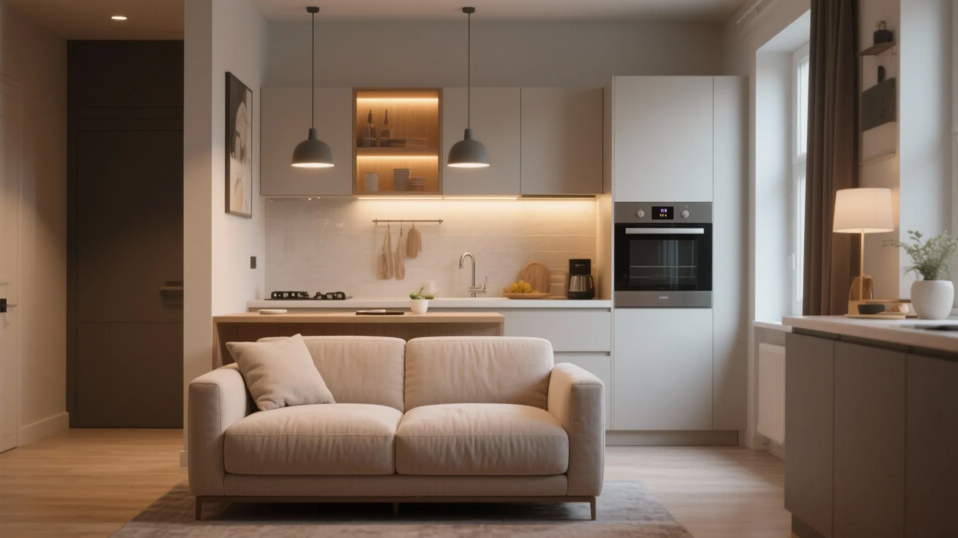 6. Lounge Sofa in the Kitchen