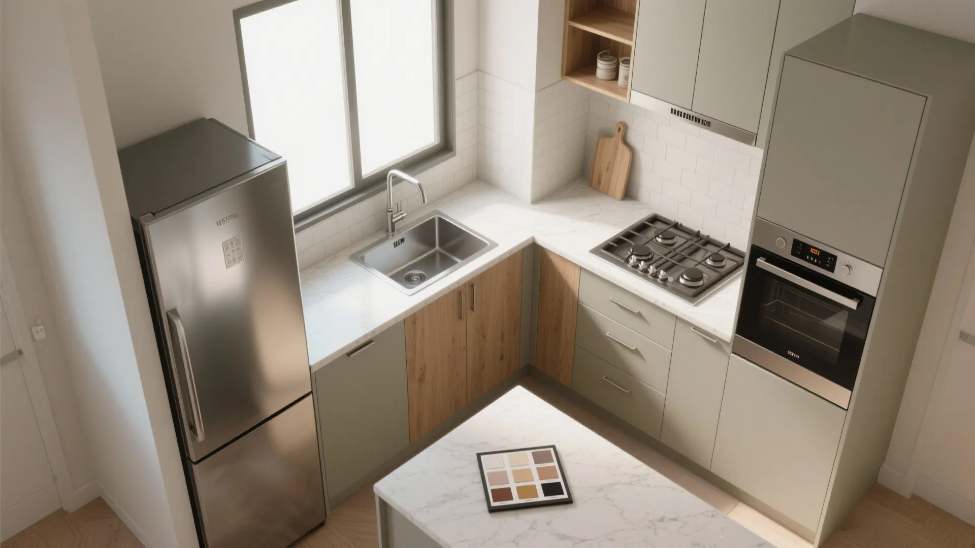 4. Kitchen-ready soft neutrals