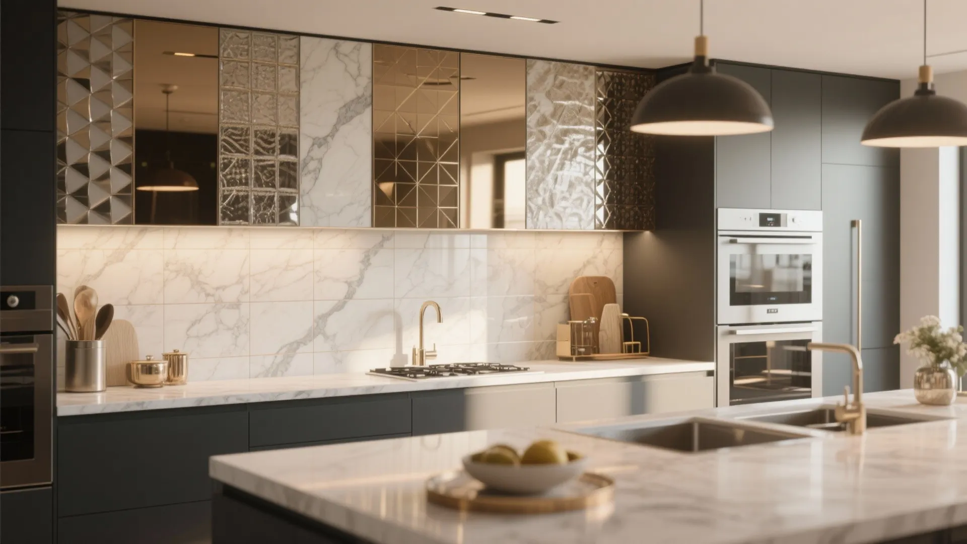 10 Kitchen Splashback Tile Ideas: Creative Splashback Tile Ideas to Transform Small Kitchens