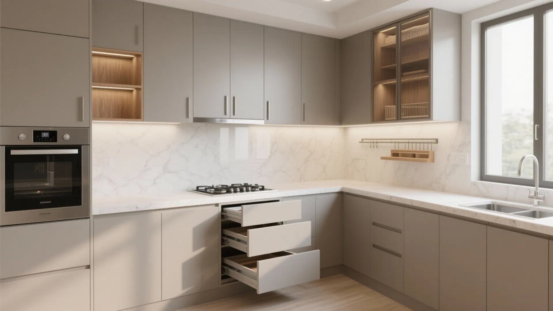 Minimalist Kitchen Storage for a Calm Cook Space