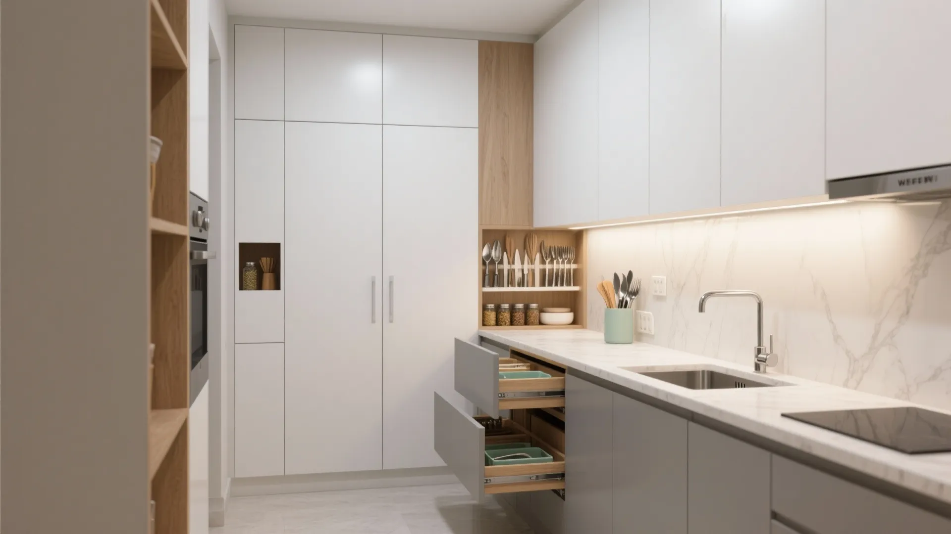 Minimalist Kitchen Storage That Works