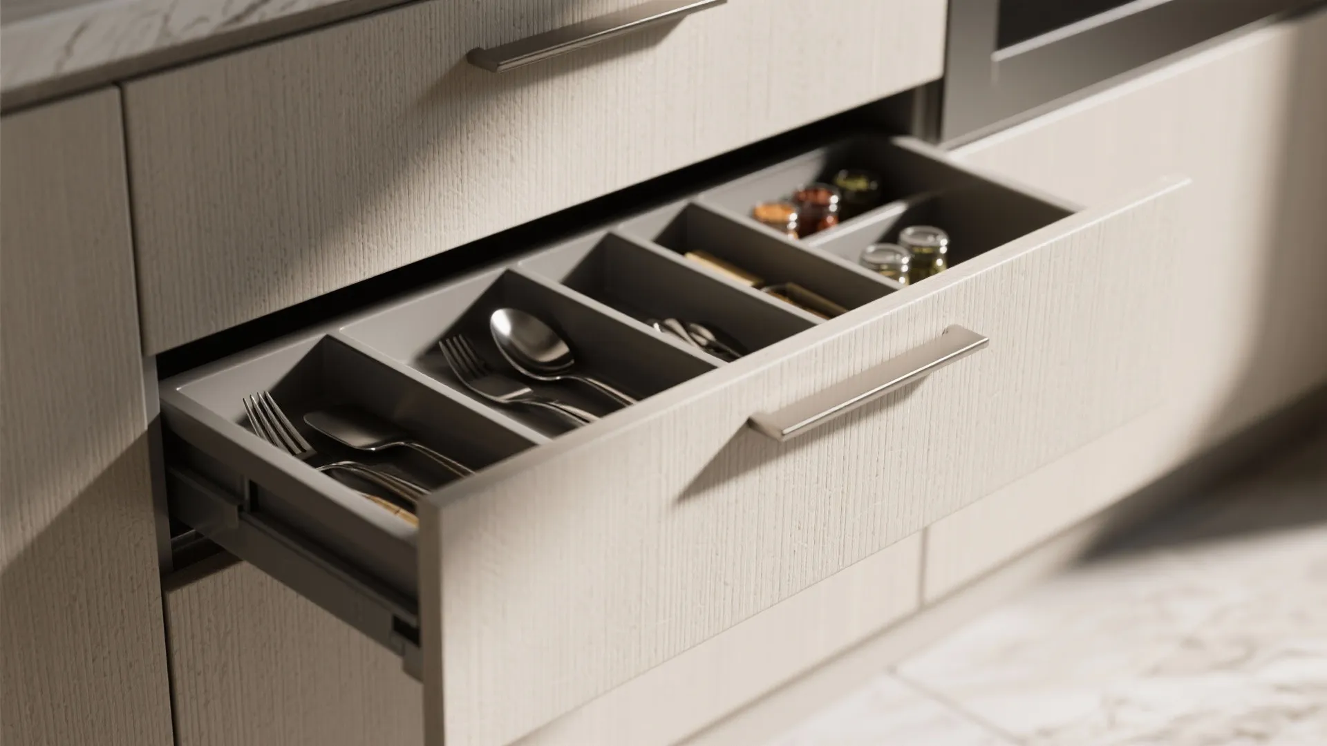 Minimalist kitchen storage that actually serves the family