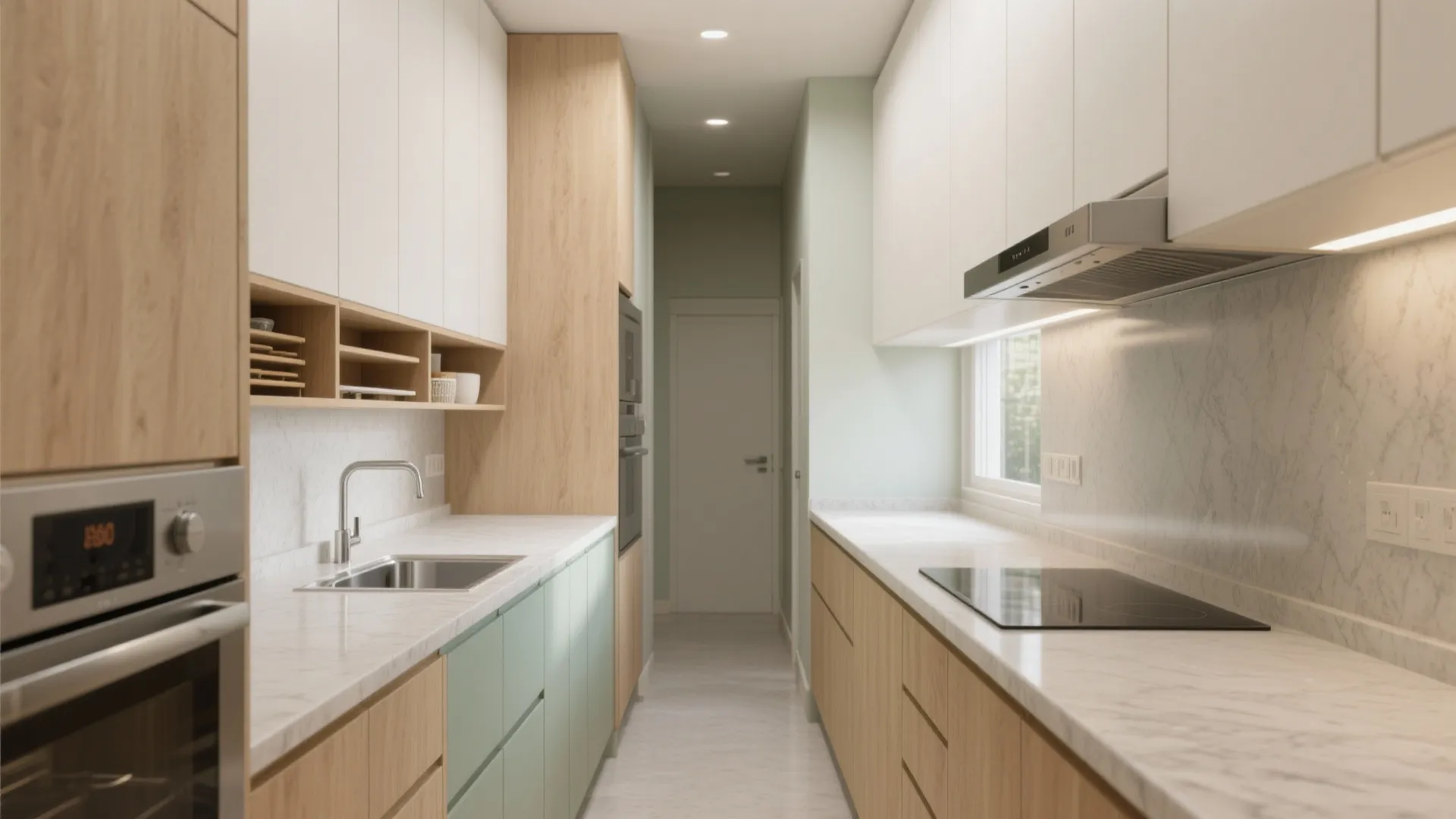 Minimalist kitchen storage that actually fits a 2 BHK