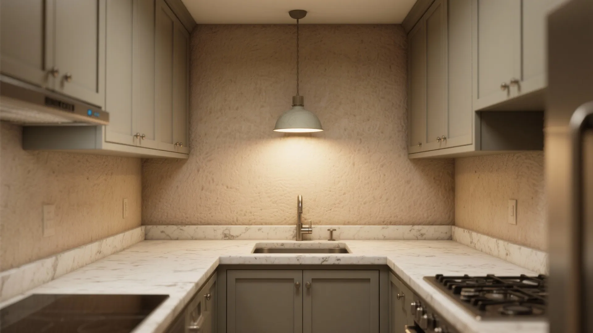Inspiration 3: Suede texture in kitchen nooks