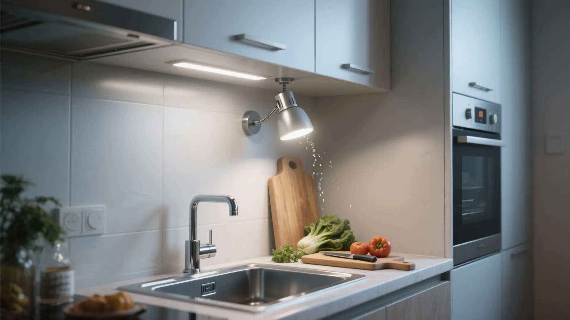 2. Kitchen task swivel light