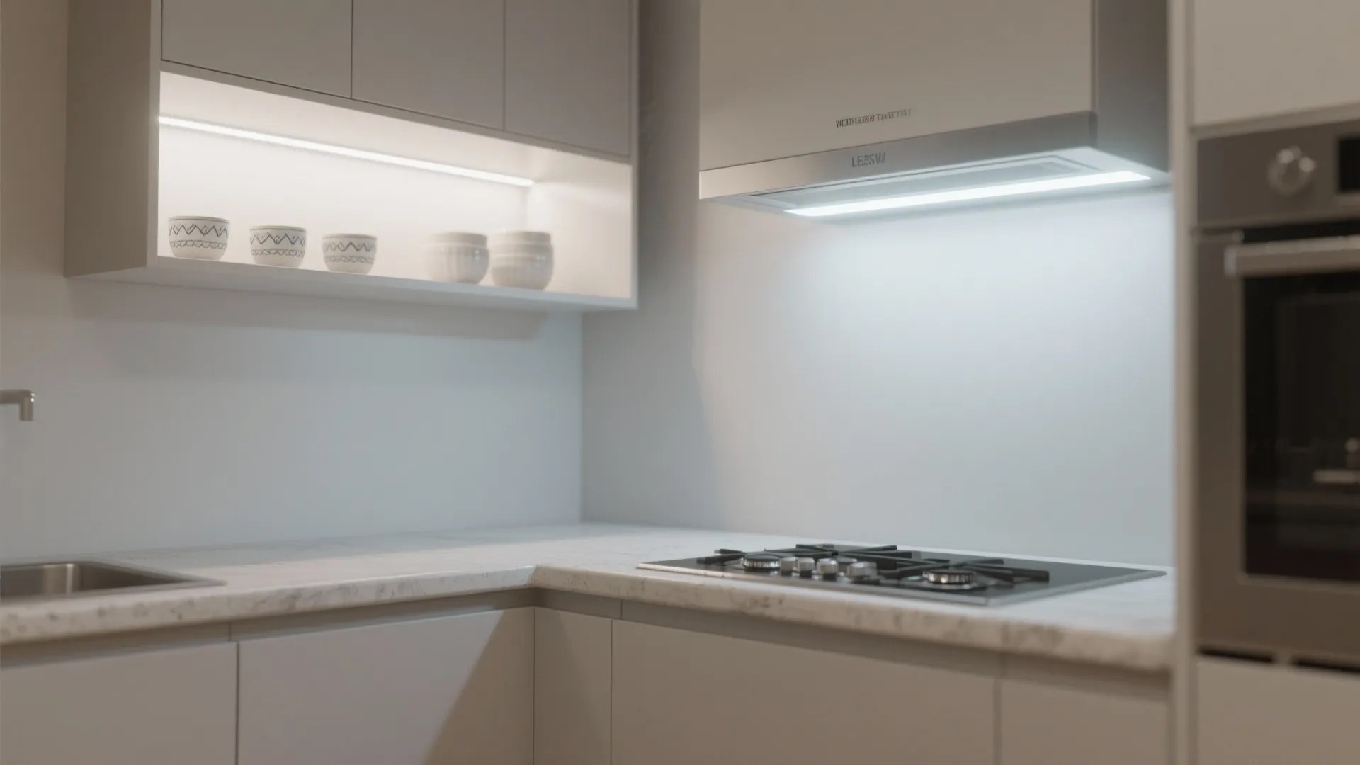 2. Kitchen Task-Light Box Above Counters