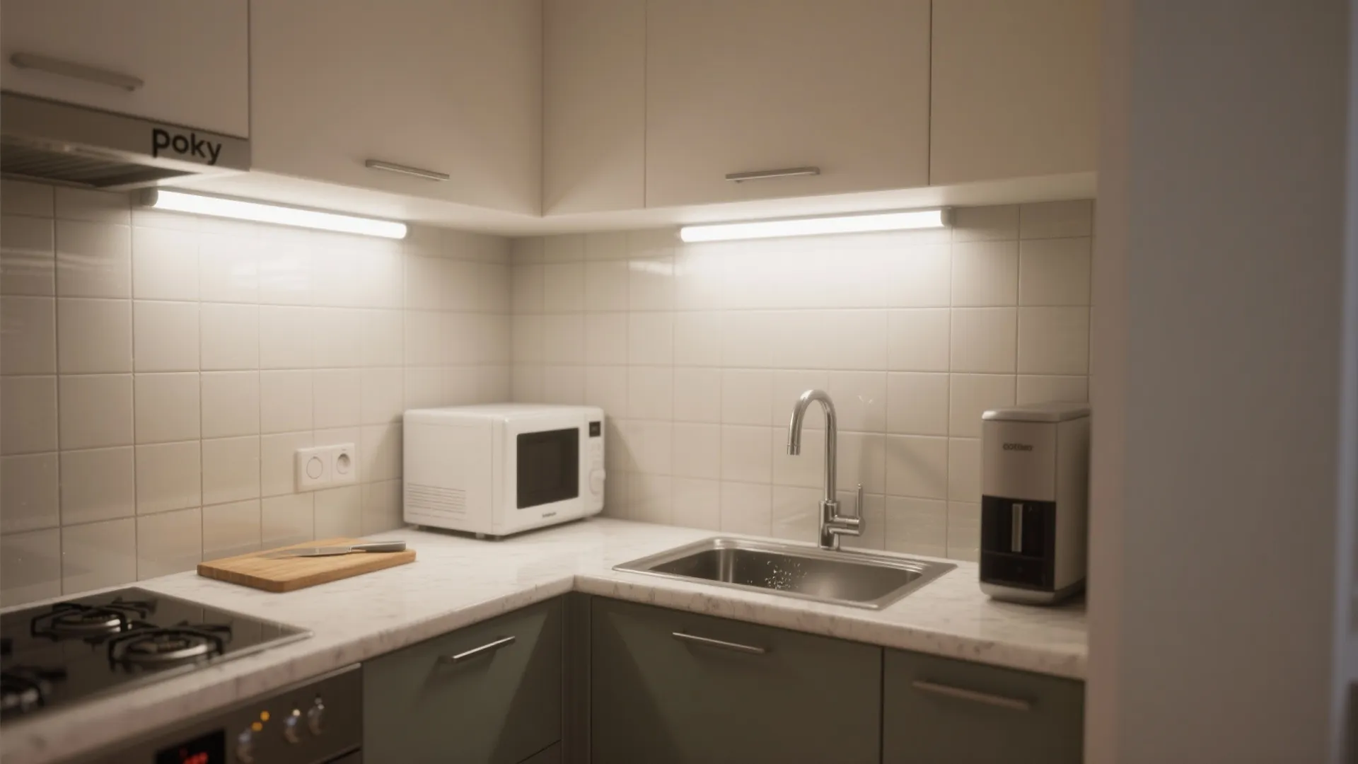 3. Above-kitchen task lighting