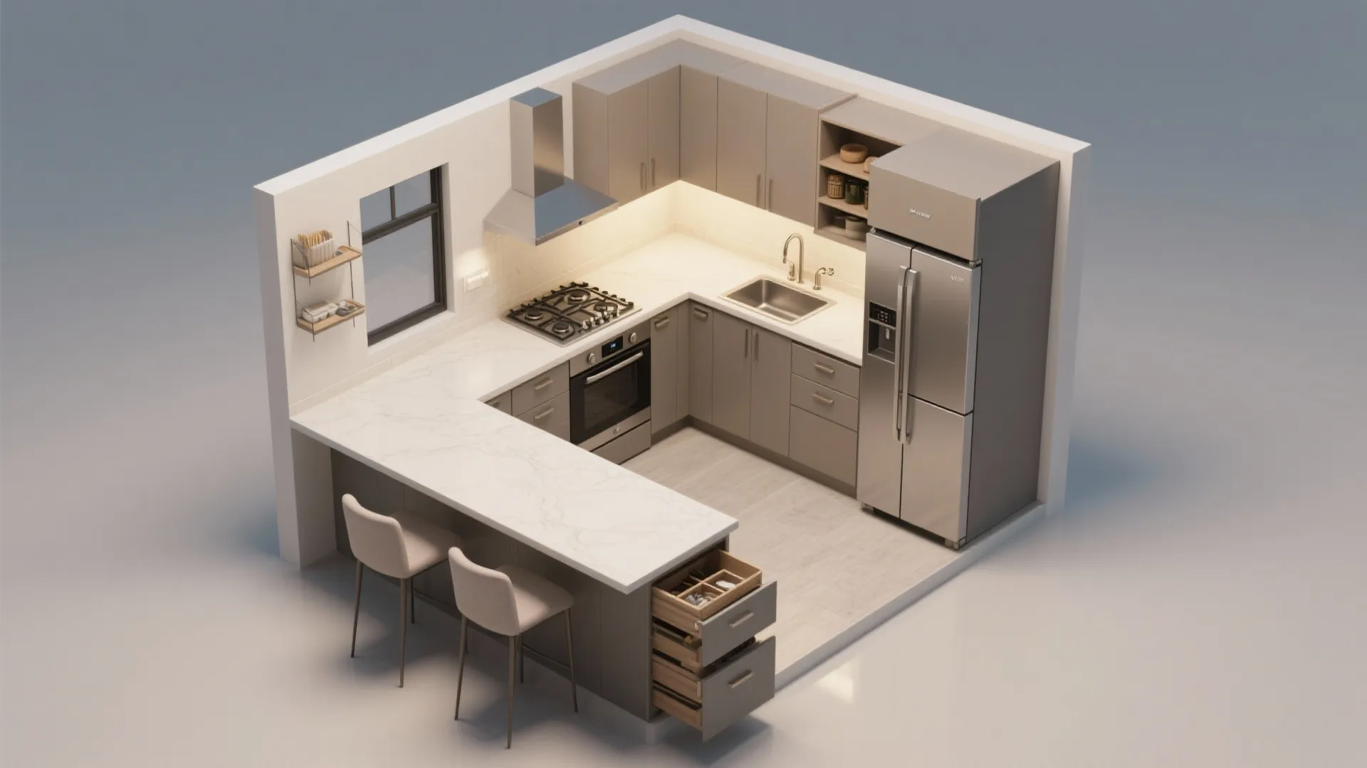 Chef’s kitchen that scales smart