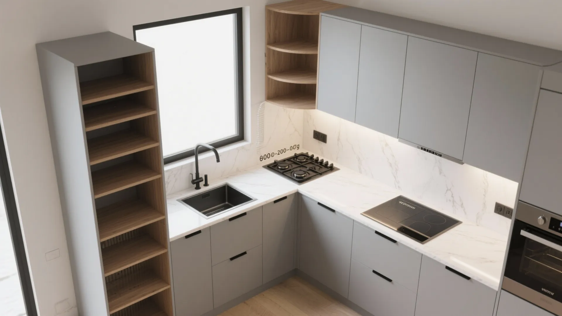 3) A compact kitchen that cooks like a big one