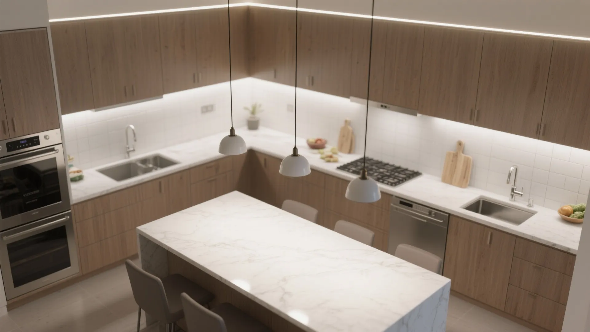 Kitchen: Task First, Then Flatter