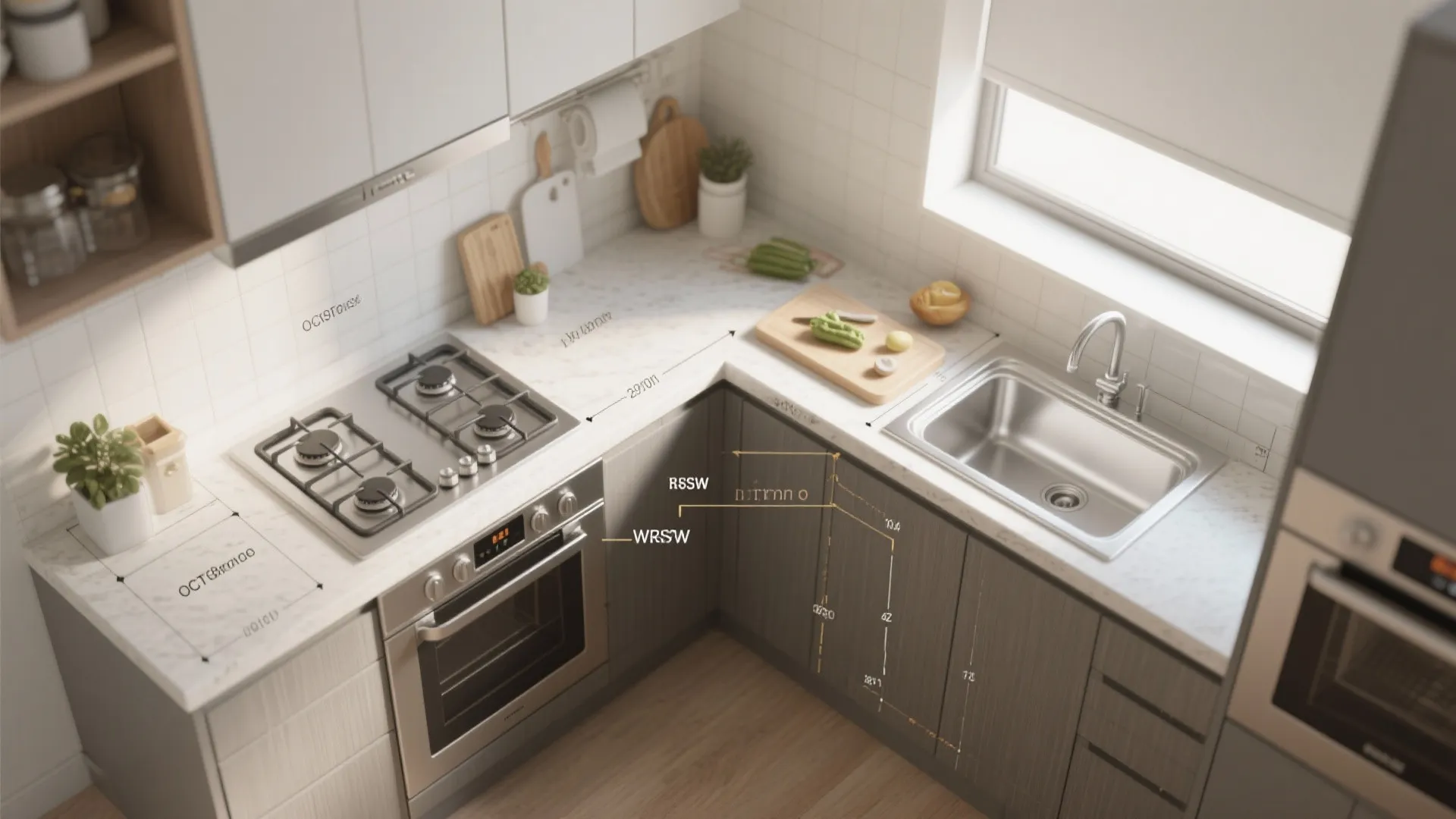 5. Optimize the compact kitchen layout