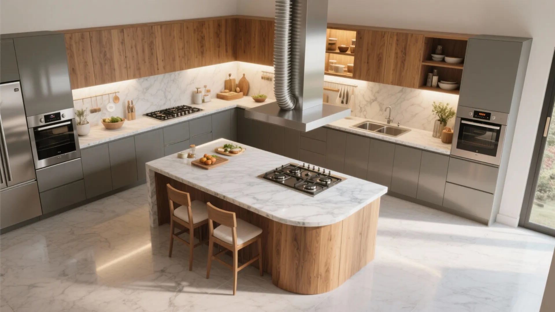 A Gourmet Indian Kitchen: Ventilation, Zoning, and Durable Surfaces