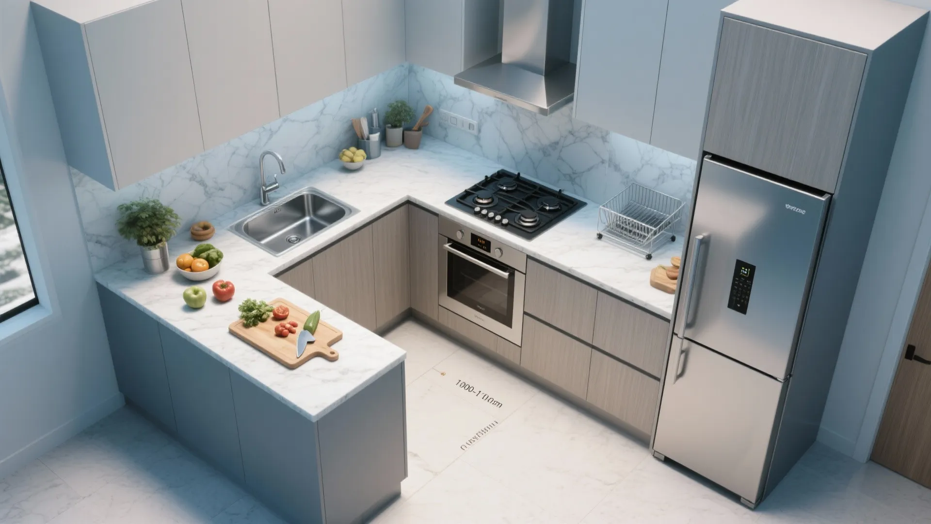 Kitchen zoning that works in real life