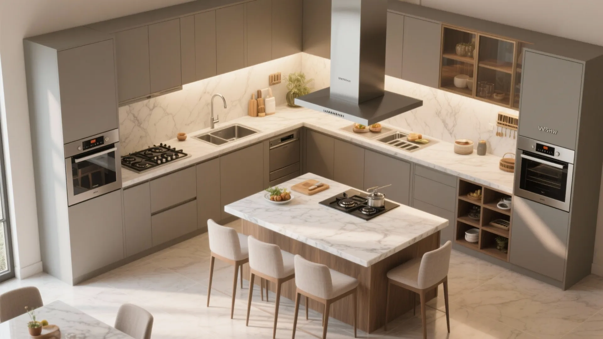 A Chef-Forward Luxury Kitchen for Delhi Homes