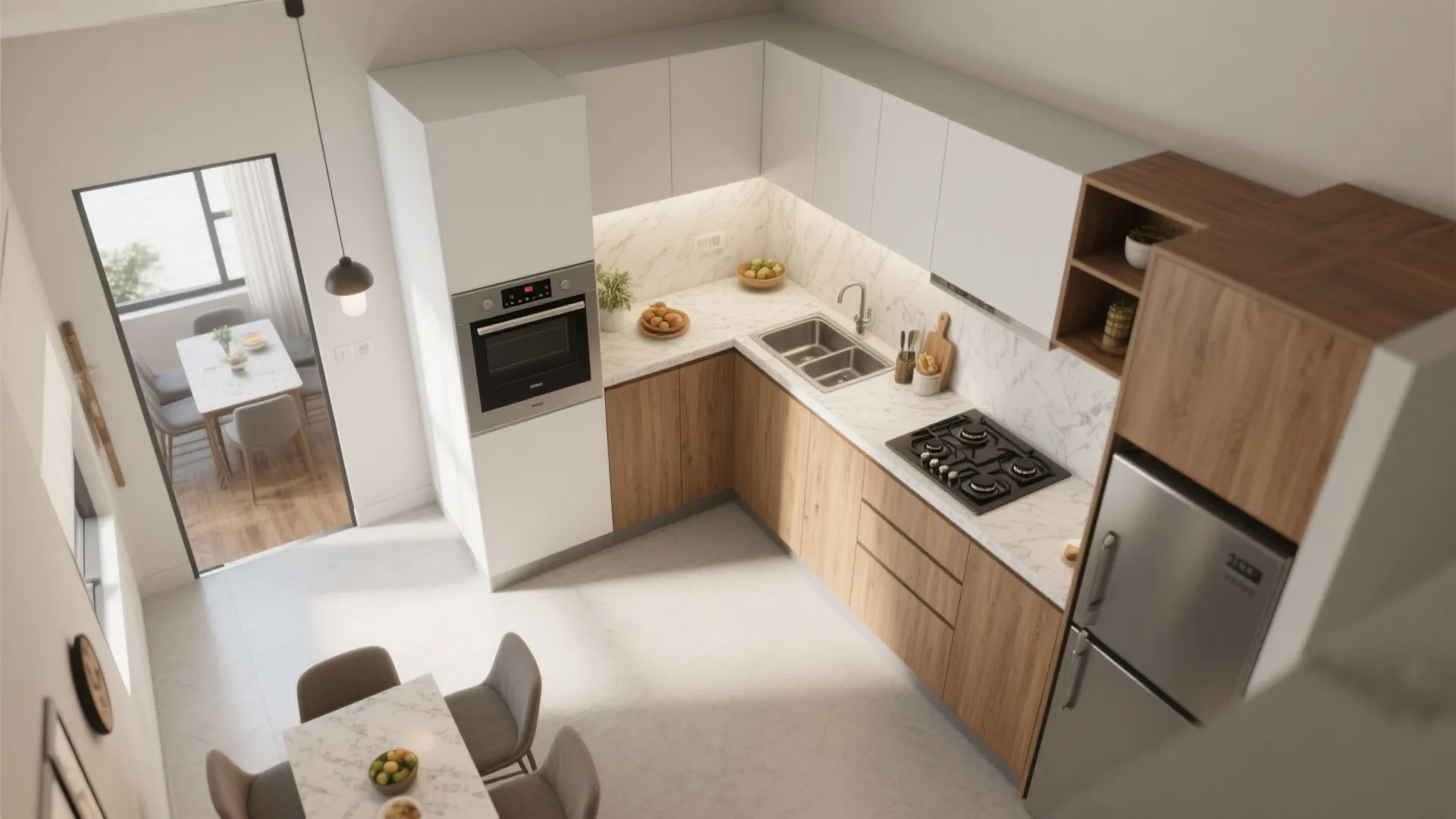 Right-Sized Kitchen: Parallel vs L-Shaped