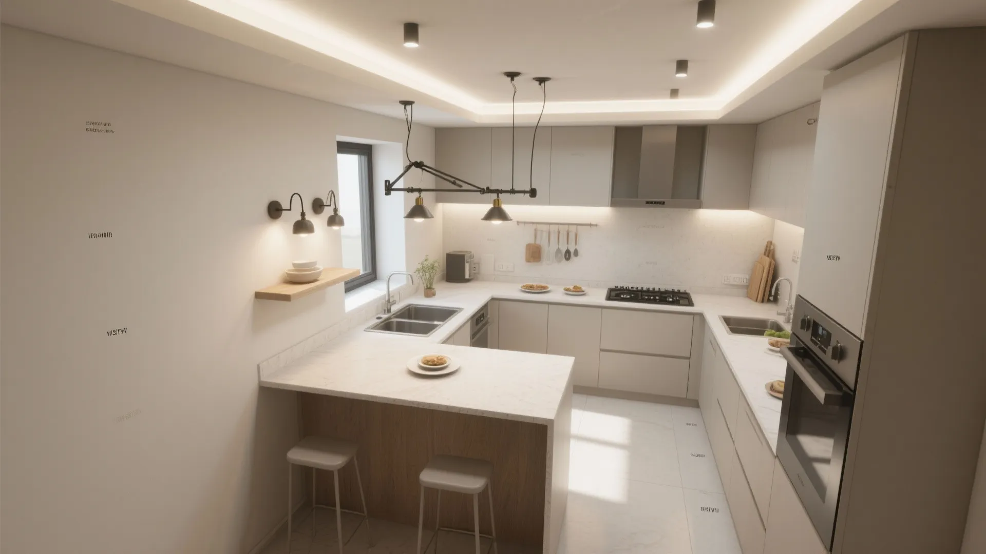 Adjustable armed sconces for task lighting