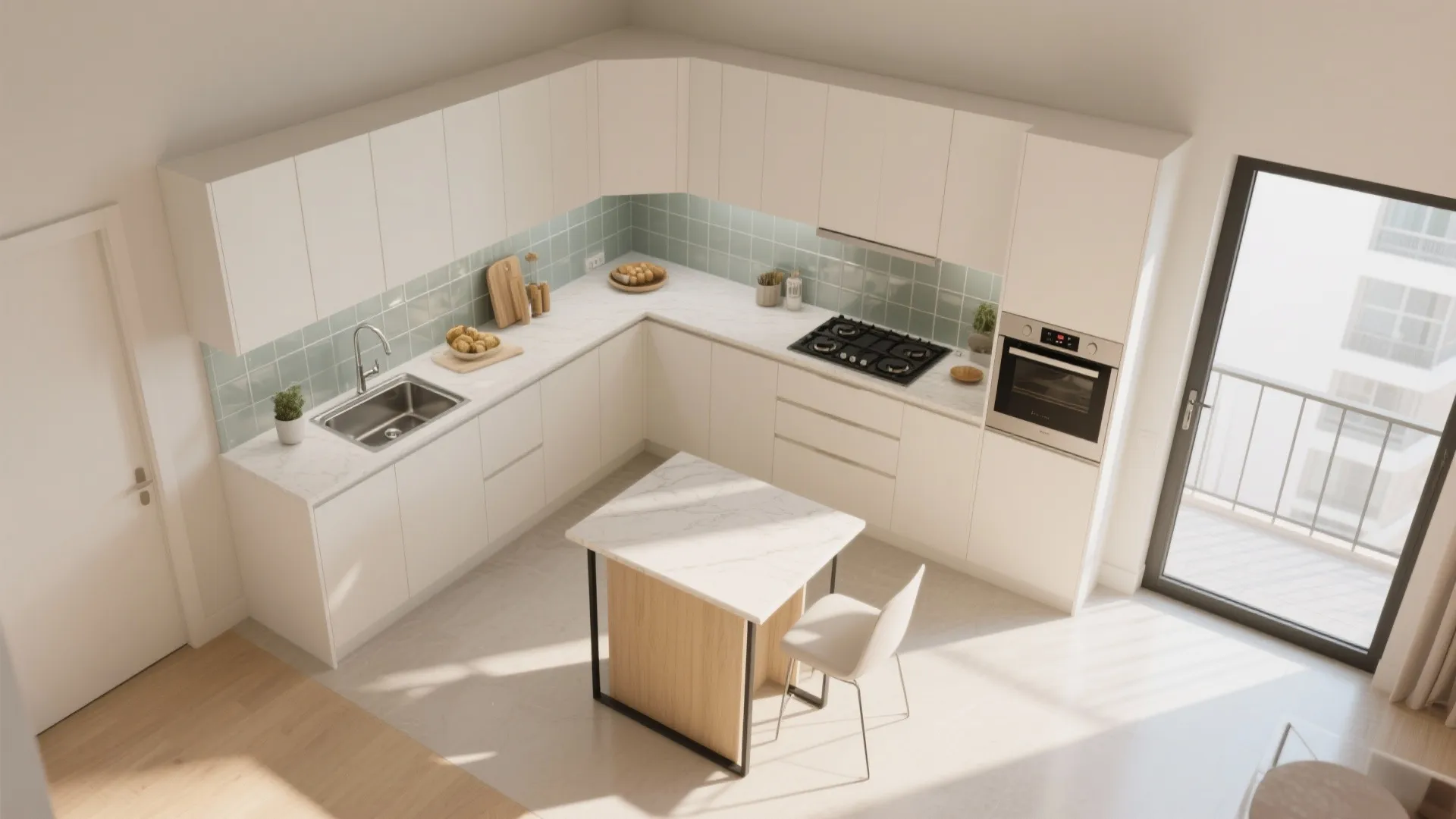 Ventilated, Easy-Clean Kitchens with Smart Zones