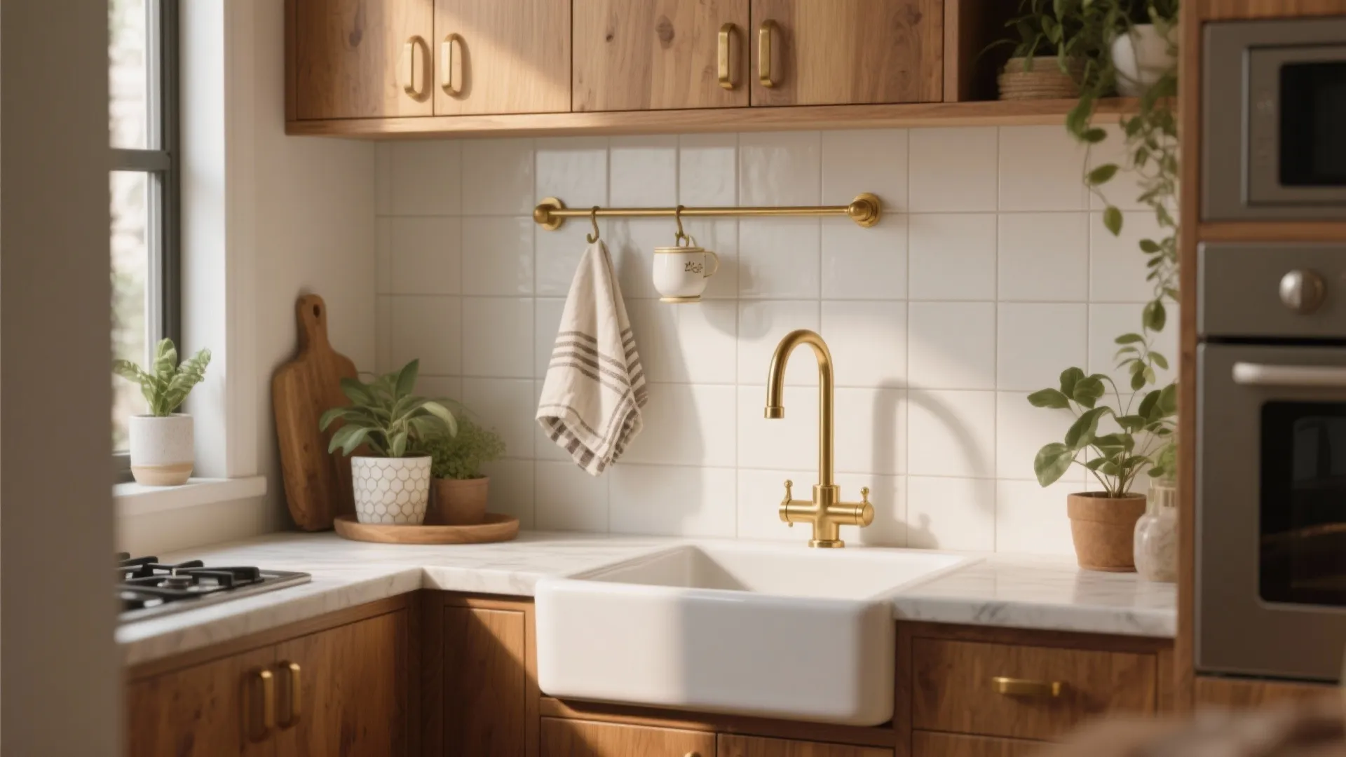 Kitchen Towel Hanging Ideas: 5 Small-Space Tricks