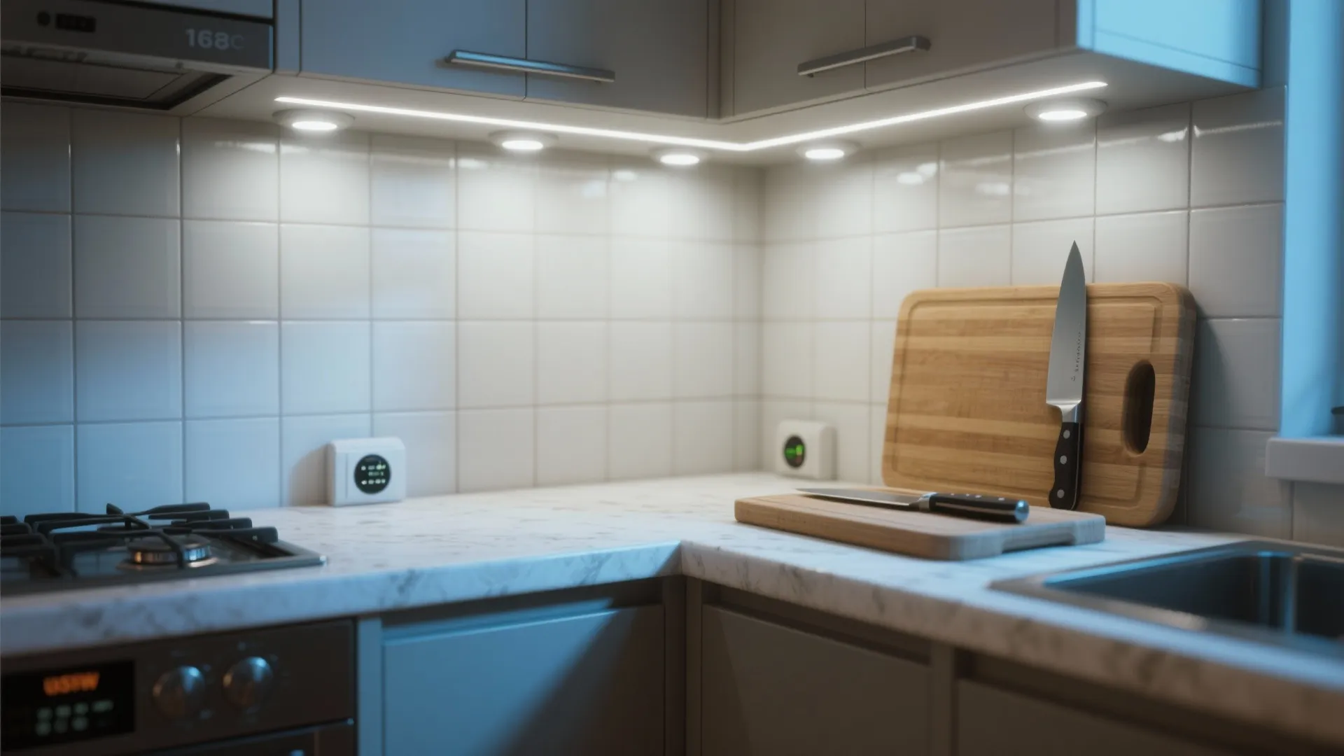 4. Add Task Lighting in Small Kitchens
