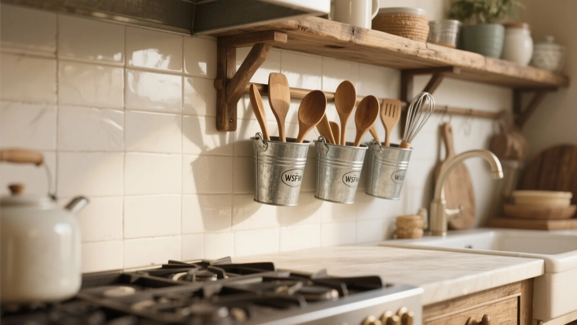6. Kitchen Utensil Rack