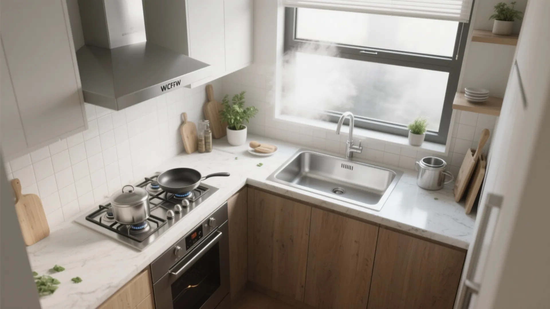 3. Kitchen nooks and quick-cook odors