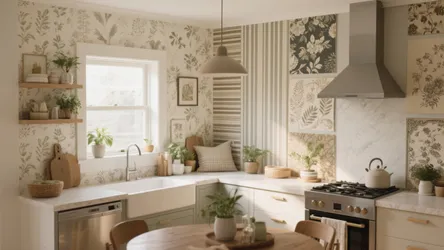 10 Simple Kitchen Wallpaper Ideas