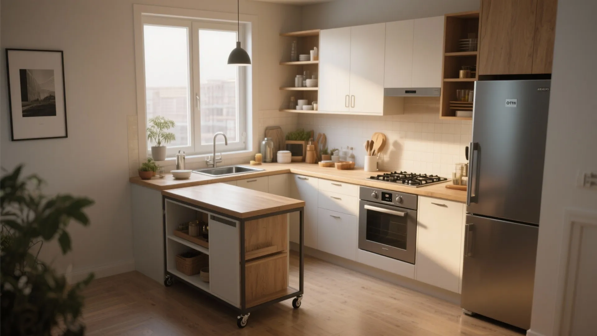 5. Optimize kitchen workflow for apartment-living
