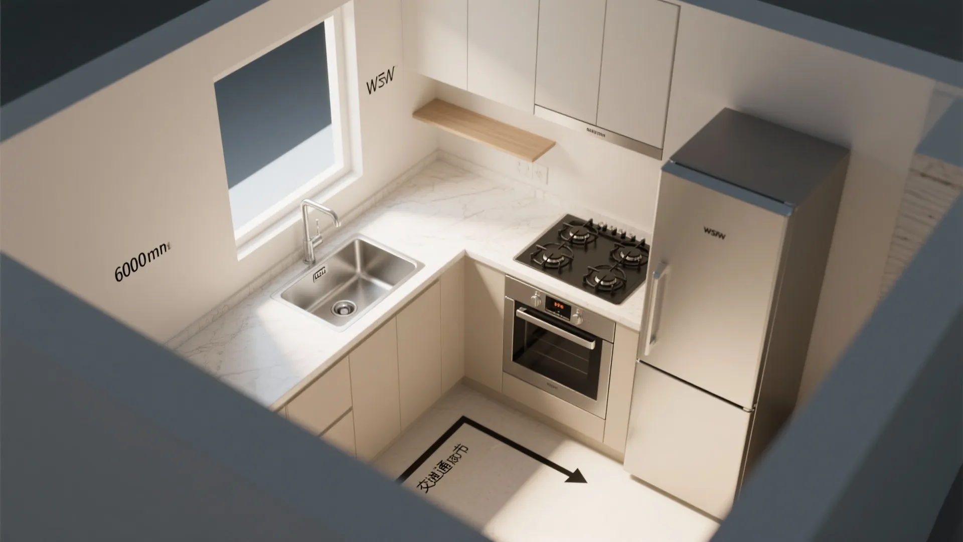 3) Kitchen That Works Like a Studio